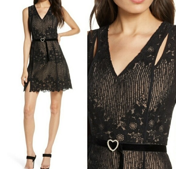 foxiedox black lace dress foxiedox | Dresses | Nwt Foxiedox Black Lace Dress Size L