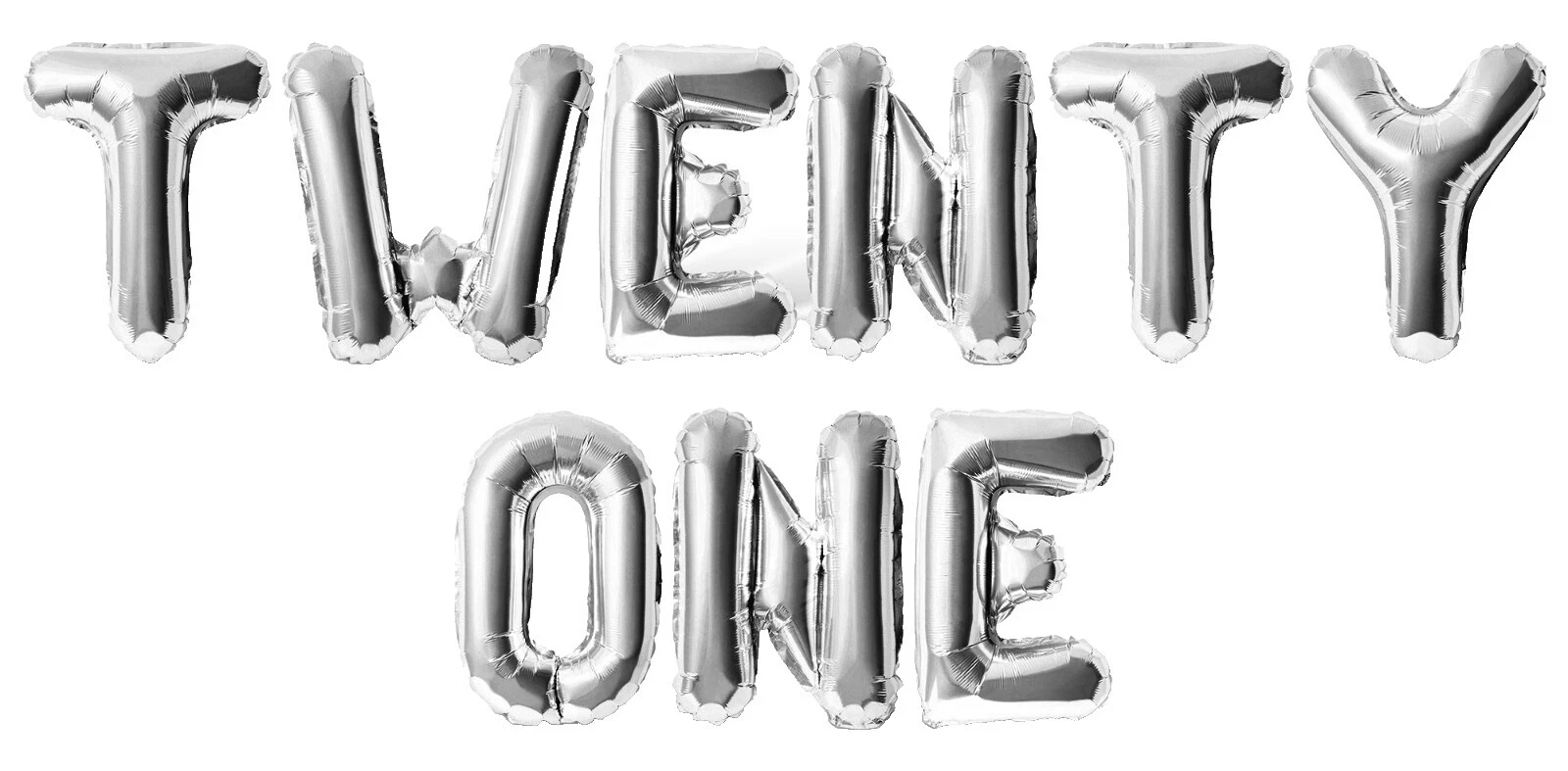 Воздушные шары 21st Birthday Letter Party