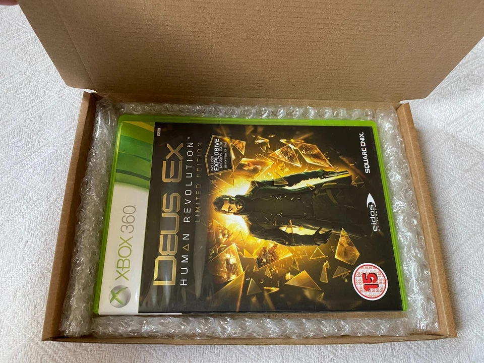 Deus Ex Human Revolution XBOX 360 - UK PAL VGC CIB - High Quality Packing - Image 3 of 4