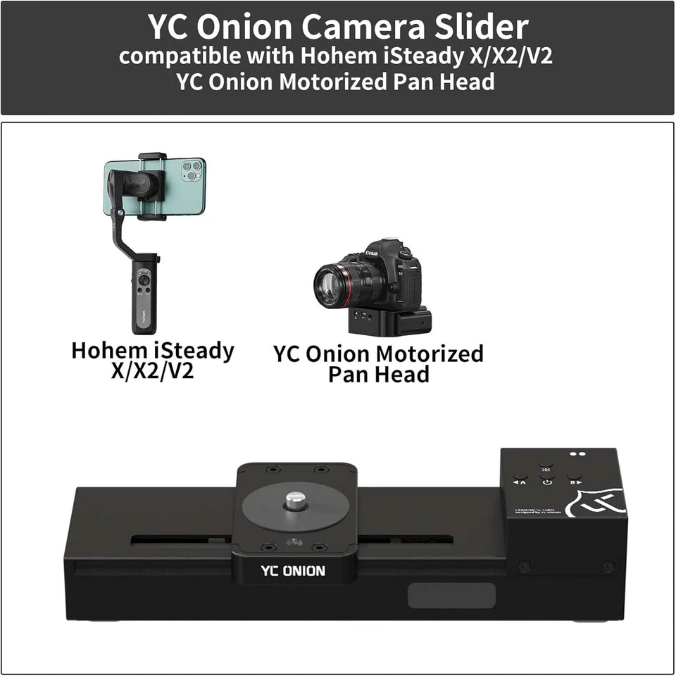 YC Onion Chocolate SE motorisierte Kamera Schieberegler 10,5 Zoll Zeitraffer Videoaufnahmen - Bild 3 von 4