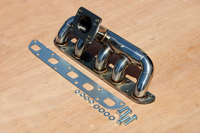 04-12 Colorado Canyon Custom T3 and T4 Turbo Manifold 3.5 3.7 Stainless Header 