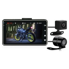 Motorcycle 4G full glass DVR Front Rear View Camera Dash Video Recorder 1080P HD