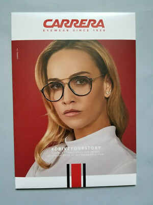 CARRERA FEMALE OPTICAL FRAME IMAGE COUNTERCARD POSTER MEDIUM SIZE 11.6'' X 8.2'' 