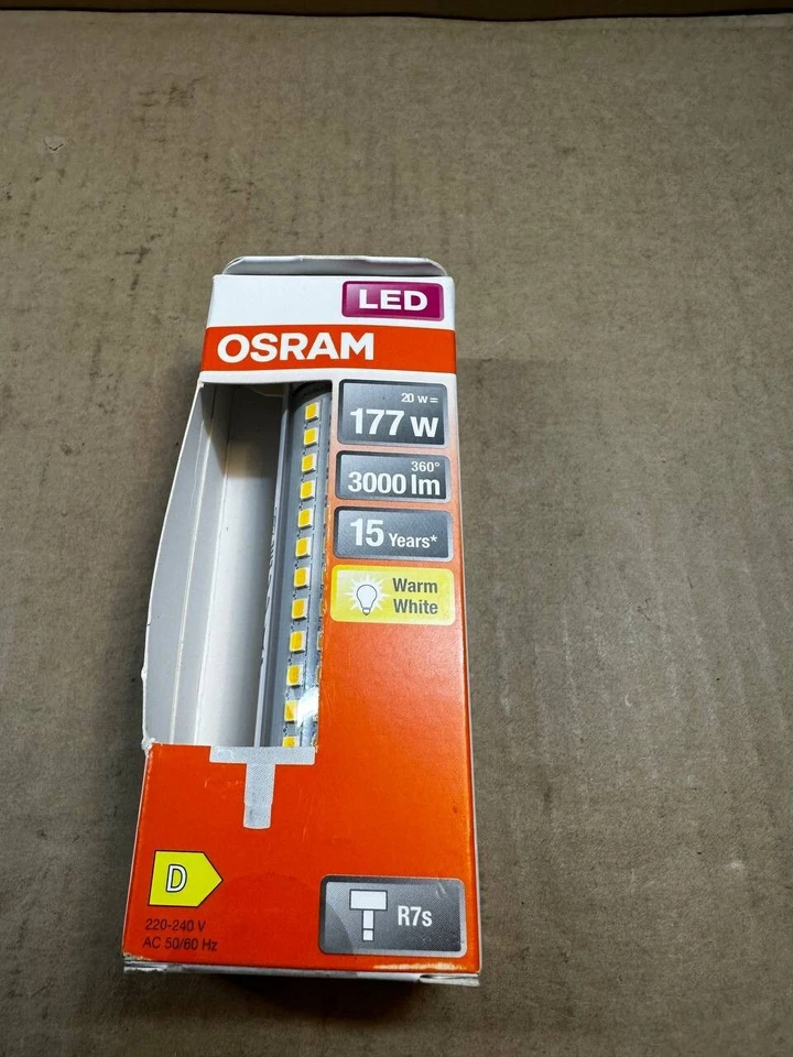 Osram LED Line LED lamp with filament, clear plastic lamp body, 20 W, R7s retrof - Image 3 of 4