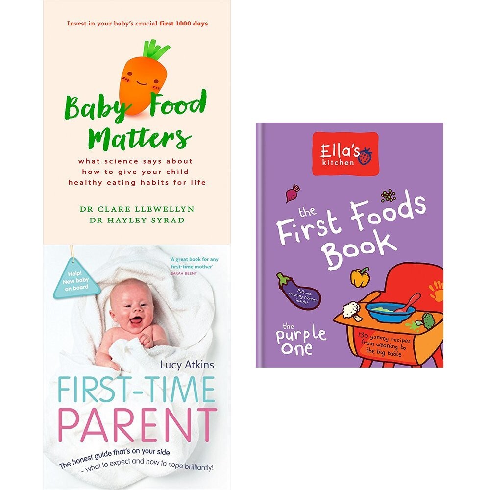 Lucy Atkins & Dr Clare Llewellyn Unisex First Time Parent & Baby Food Matters 2 Books Collection Set By Lucy Atkins - Non Fiction - Paperback - Image 2