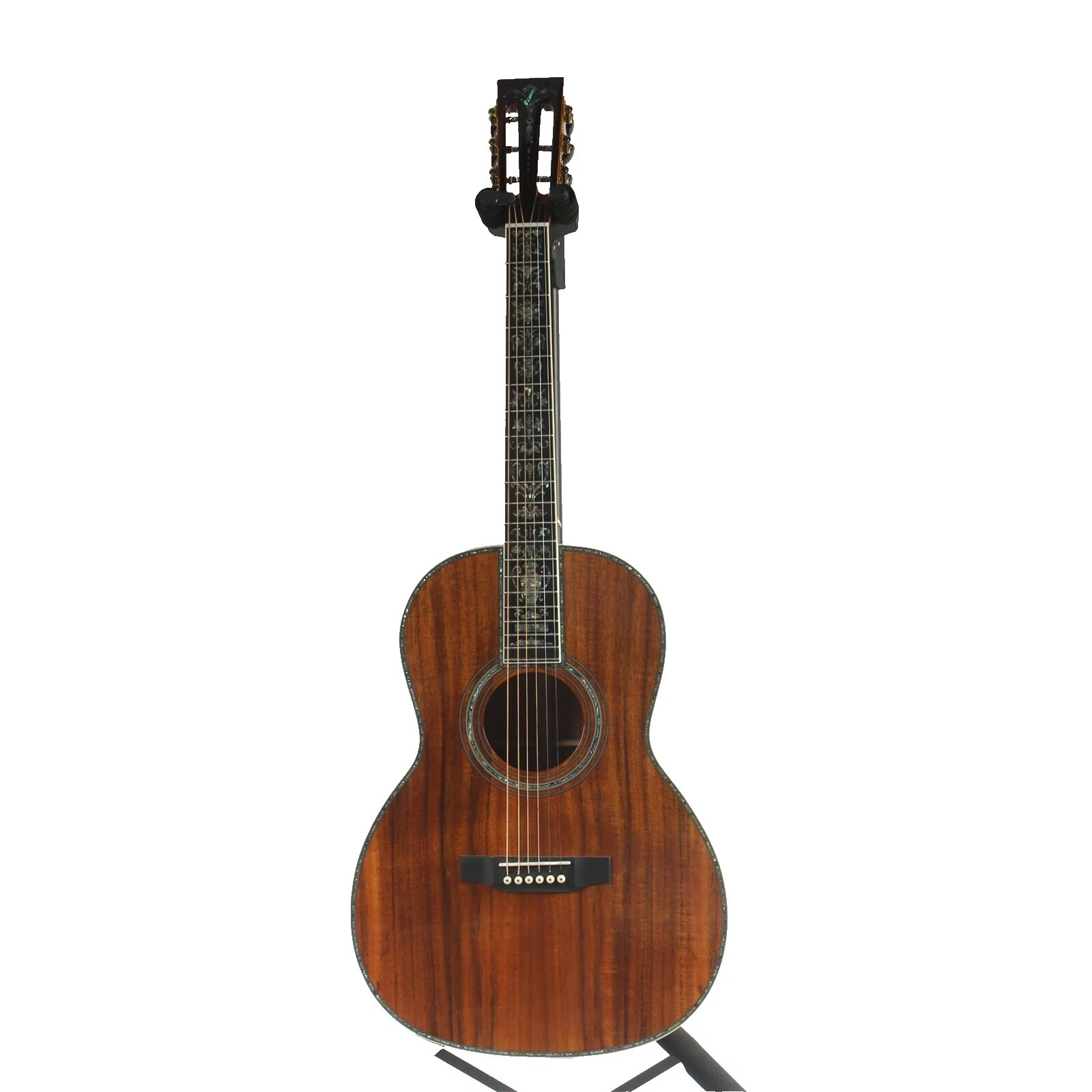 Koa Body 6 String Solid Body Acoustic Electric Guitars