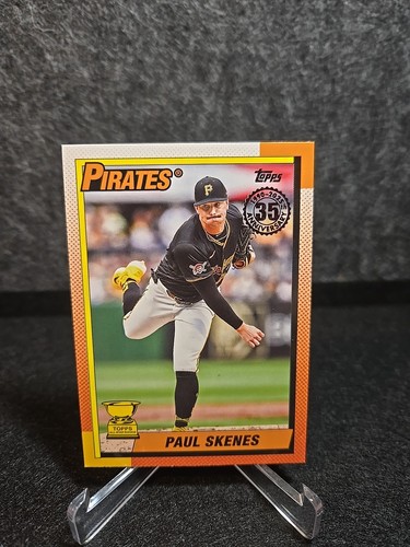 Paul Skenes 2025 Topps Serie 1 1990 35th Anniversary Rookie #T90-63 Pirates