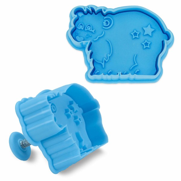 StäDter PräGe-Ausstecher Mit Auswerfer EisbäR Ausstechform PläTzchenform 6 Cm-image