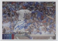 2020 Topps Stadium Club Chrome Gold Refractor 7/50 Robel Garcia #CARG Auto vf1