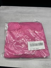 Vintage Victorias Secret 2 Piece PJ Pajama Set Size XL Soft Pink Lace NOS
