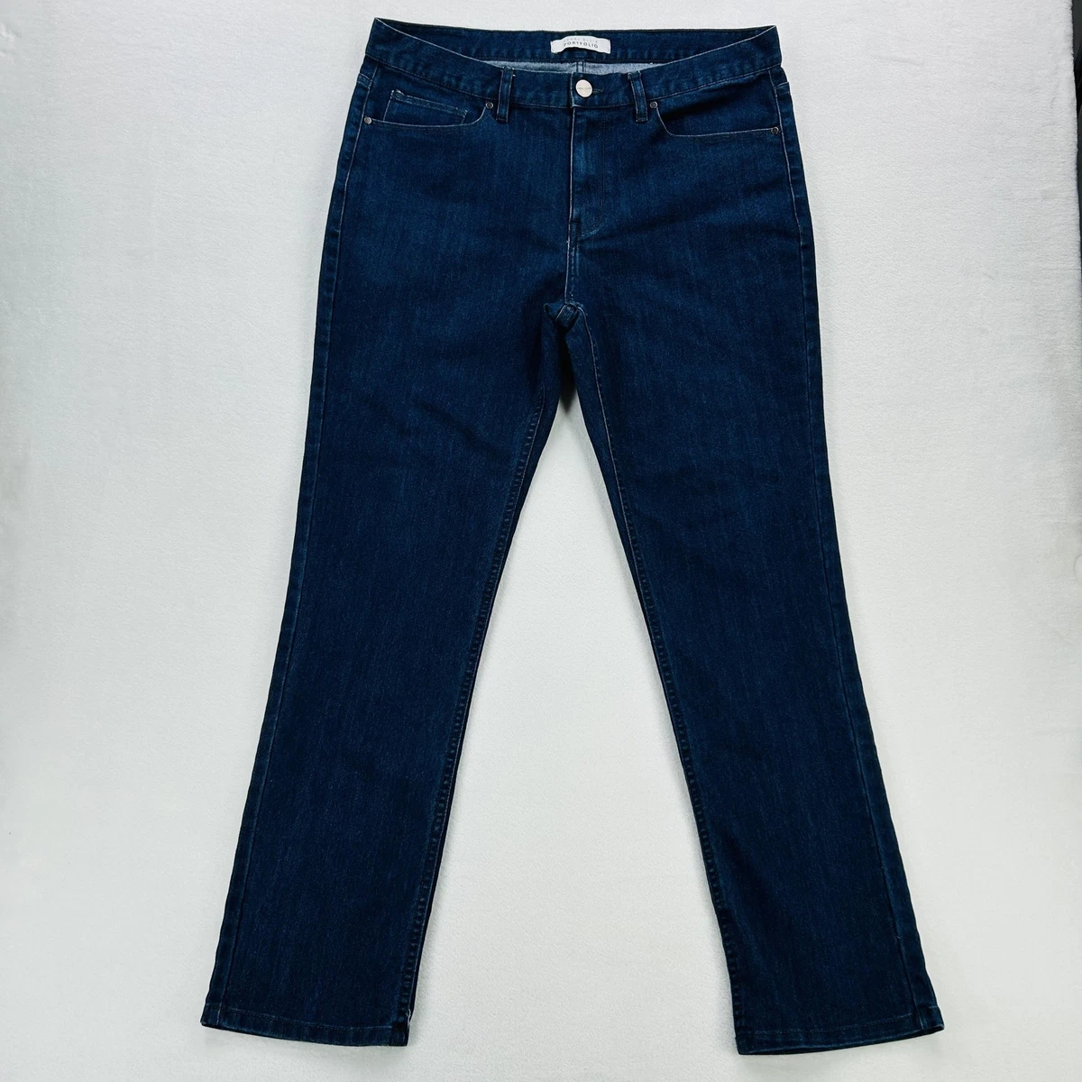 Jean Perry Ellis Straight Fit Vintage Taille 36/32 - Look Délavé Et Déchiré - Occasion Très Bon état