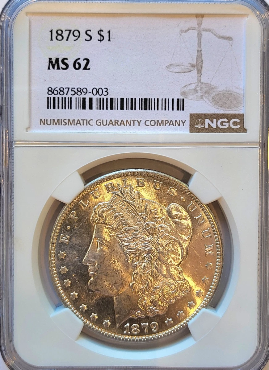 MS 62 Graded 1879 Year Morgan US Dollars (1878-1921) for sale | eBay