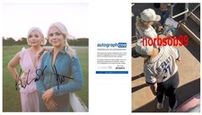 TIGIRLILY GOLD KENDRA & KRISTA SLAUBAUGH SIGNED 8x10 PHOTO w/EXACT PROOF & COA