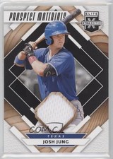 2020 Panini Elite Extra Edition Prospect Materials Black Josh Jung #PM-JJ 02os