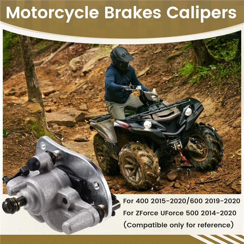 Calipers Brake Motorcycle Brake For Yamaha ATV Grizzly YFM700 YEM700F 07-18 - Image 3 of 4