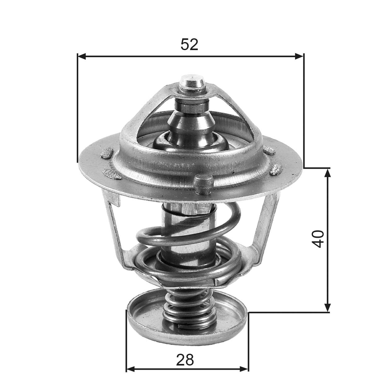 GATES TH24782G1 Thermostat, coolant for EUNOS,FORD,FORD ASIA & OCEANIA,FORD AUST - Image 27