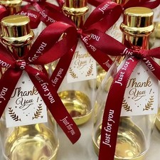 3PCS Plastic Champagne Bottle Candy Boxes Christmas Favour Chocolate Party Decor