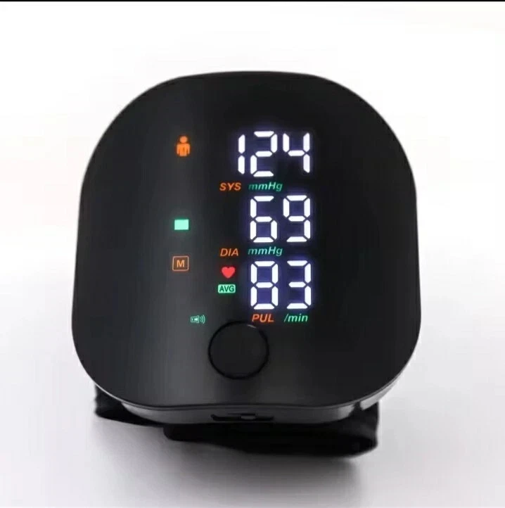 SFIGMOMANOMETRO MISURATORE DI PRESSIONE SANGUIGNA ARTERIOSA DA POLSO DIGITALE EB - Foto 5