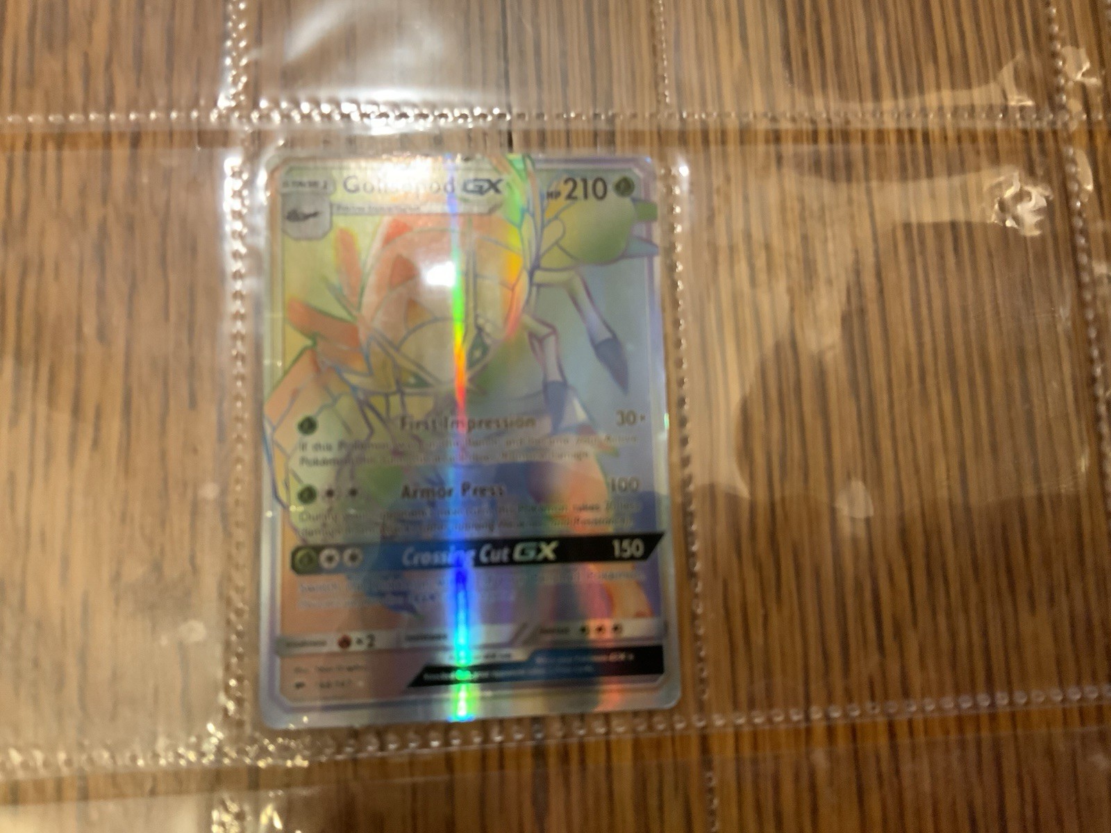 Golisopod GX 148/147 - Burning Shadows - Rare Rainbow NM