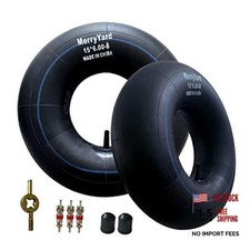  2-Pack Premium 15x6.00-6" Inner Tubes with TR-13 Straight Valve Stem - for