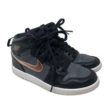 Nike Air Jordan 1 Retro High Bronze Medal Sneaker Kids 3Y Lace Up Streetwear