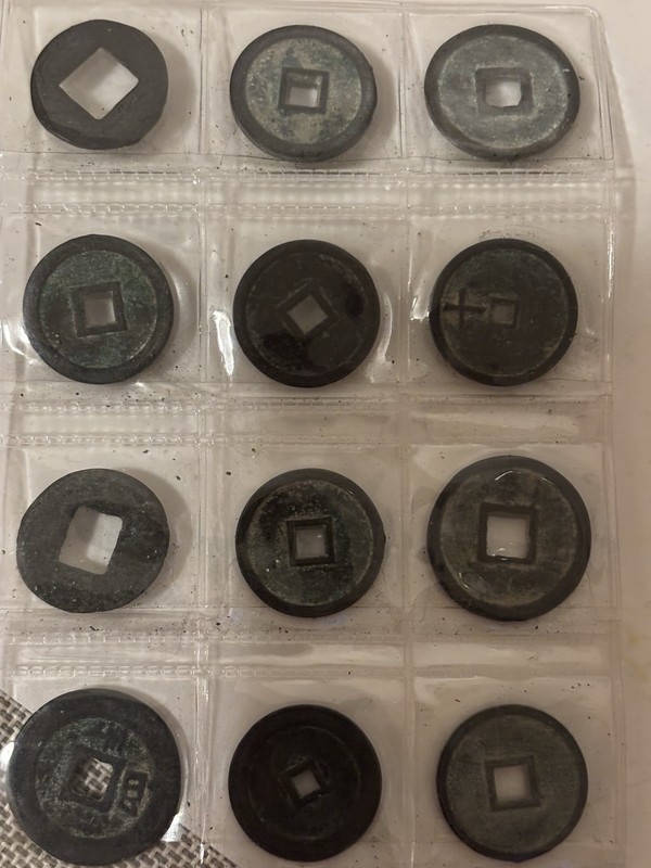Antique Genuine China Ancient Coins Set Different Generations 