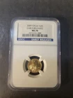 2009 $5, 1/10oz Gold American Eagle MS70 NGC Early Releases Blue Label
