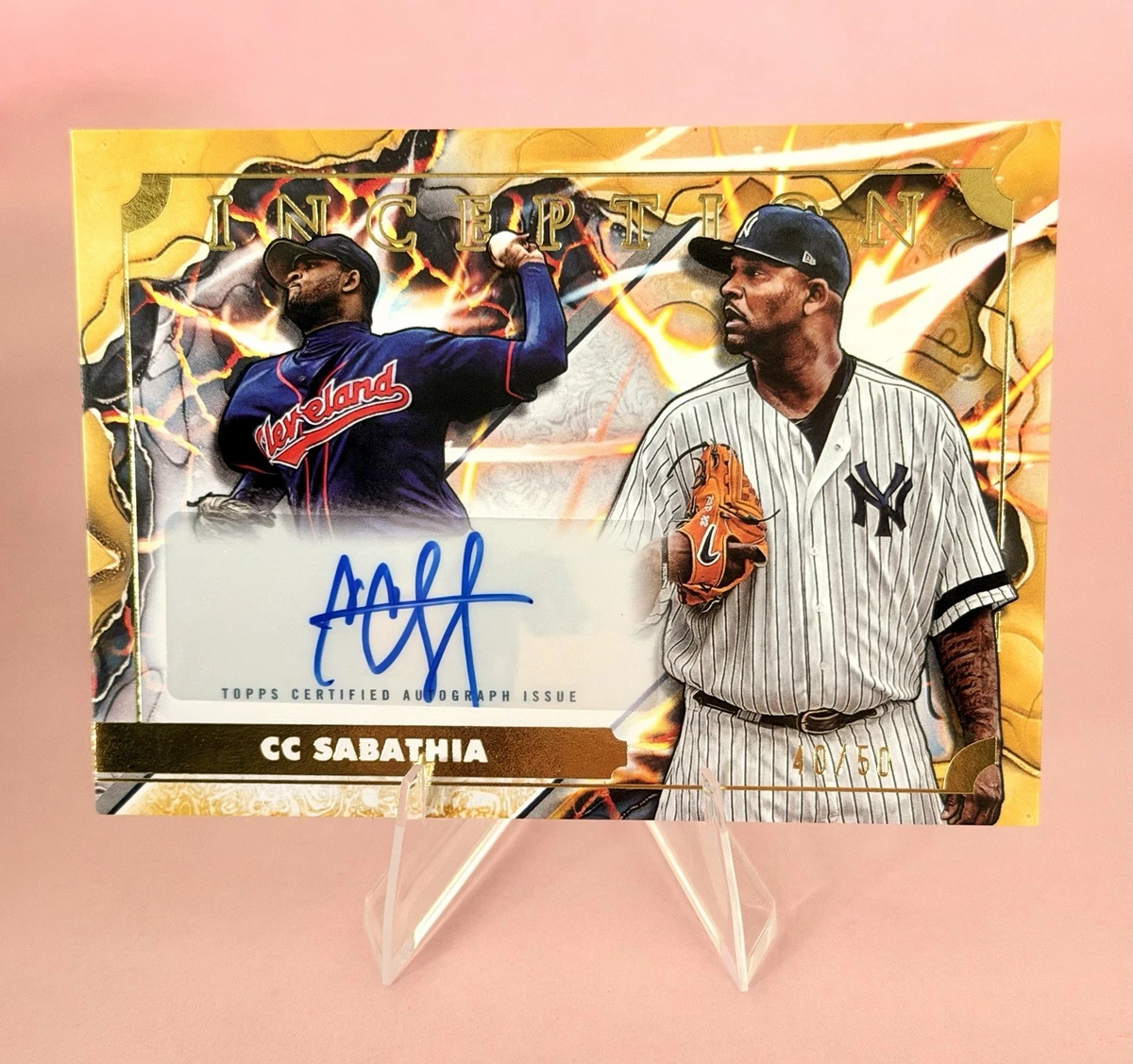 Major Leagues Baseball MLB) (CC Sabathia Serial Numbered Sports