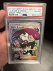 PSA 10 Team Rocket 2019 Pokemon Sun & Moon #68 Jessie James Meowth Hidden Fates