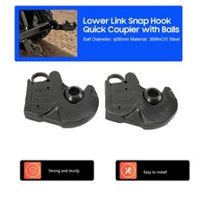 Paar Cat 1 / Cat 2 Traktor Unterglied Schnellspanner Kupplung Haken-Schwei&szlig;en