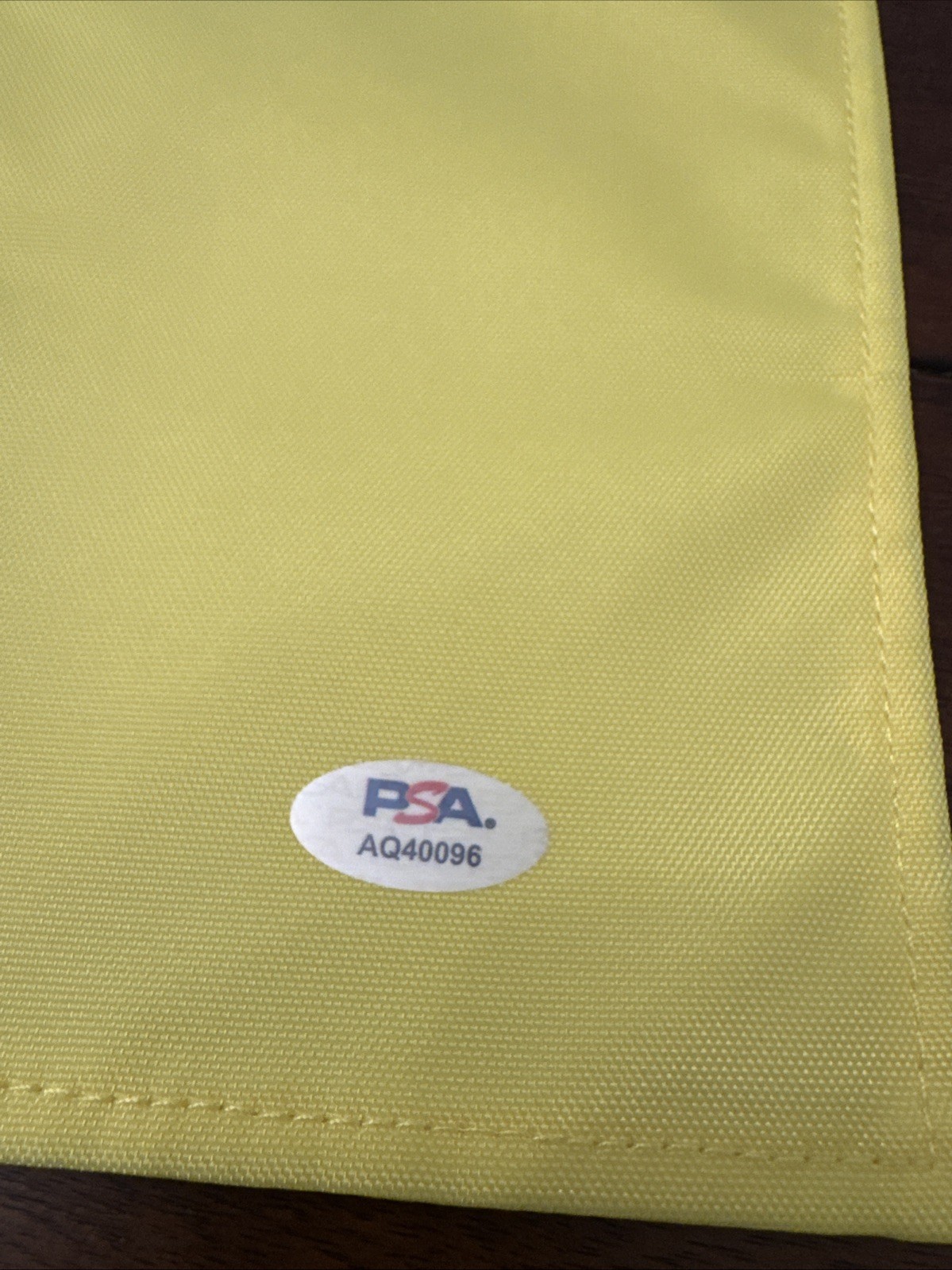 Rory McIlroy Signed  Masters Flag - PSA CERTIFIED COA -  BACK TO BACK CHAMPION ! view 5