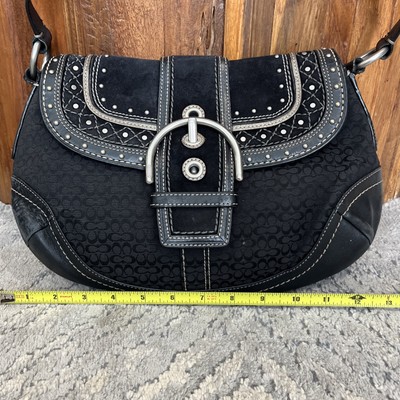 Coach Soho Flap Suede Shoulder Strap Handbag Original Coach Soho Flap Suede Shoulder Strap Handbag Original