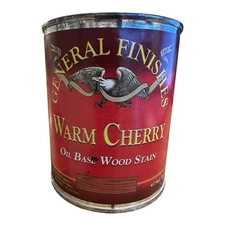General Finishes Oil Based Penetrating Wood Stain 1 PT Warm Cherry Discontinued