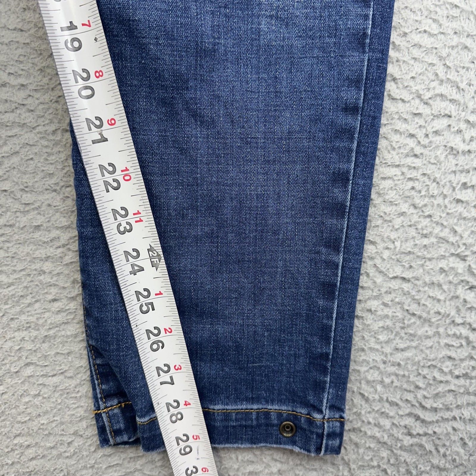 True Religion Jeans Mens 38 Blue Stretch Denim Buckle Detail Made USA Modern Fit thumbnail 10