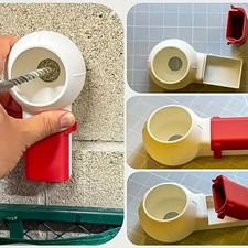 Rotating Drill Bit Dust Collector Box Wall Drilling Debris Catcher UK