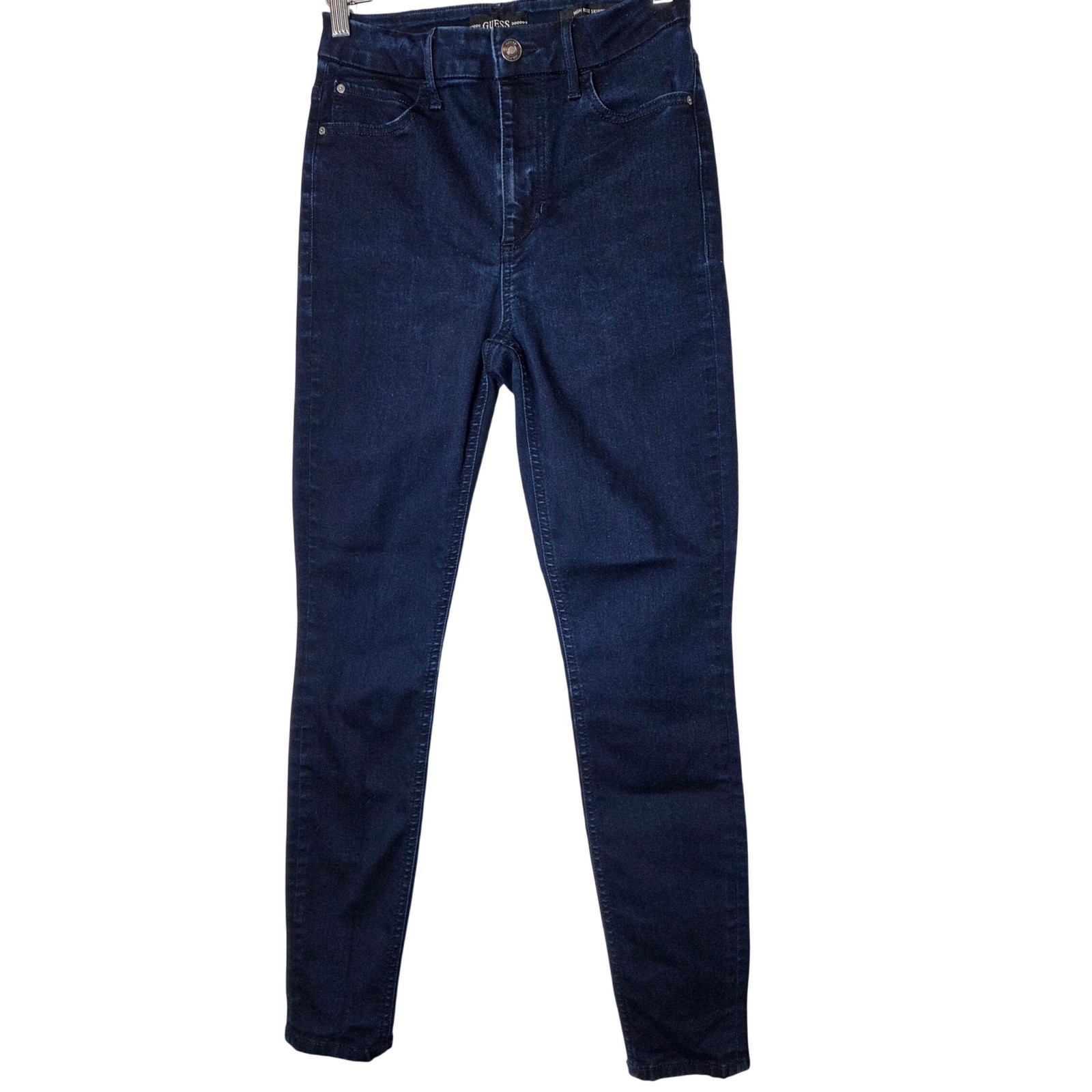 Y2k High Rise Guess Skinny Jeans dark wash womens size 28