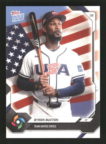 2026 Topps Now World Baseball Classic Team USA #USA09 Byron Buxton | B