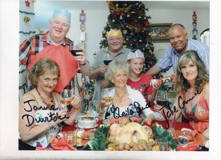 BENIDORM PHOTO SIGNED BY 3 FEMALE CAST 10X8 BIDDING ONLY