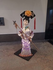 Stunning Japanese doll in original dress, comes in its original box