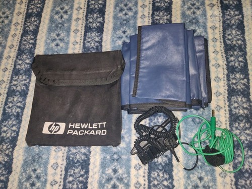 Vintage HP Hewlett Packard Repair Technician Anti Static Mats, w/ HP Wristband - Picture 3 of 21