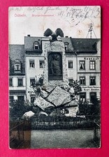 Postcard Döbeln around 1910 Bismarck monumen...