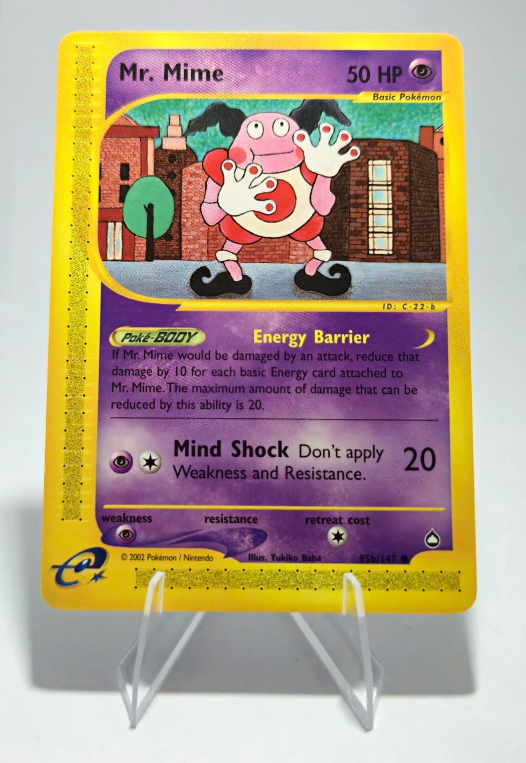 Pokémon Mr. Mime 95b/147 Aquapolis NM