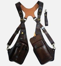 Anti-Theft PU Leather Concealed Underarm Shoulder Holster Phone Bag Case Wallet