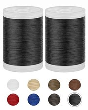 330 Yards Extra Strong Upholstery Thread,Bonded Nylon Thread for Denim Black