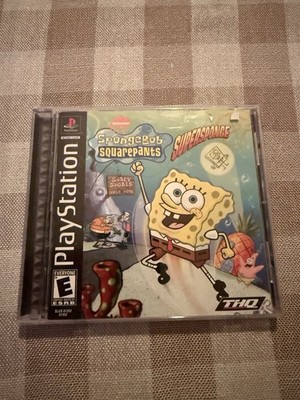 SpongeBob SquarePants: SuperSponge (PlayStation 1 PS1) VGC CIB Complete & Tested