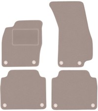 Fußmatten Automatten Velours Beige für Audi A8 D5 4N 2017- 4-tlg