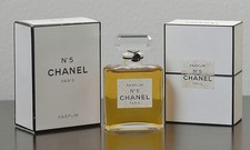 Vtg 70s * CHANEL No 5 * splash PURE PARFUM 28 ml .94oz P.M. LARGE SEALED bottle