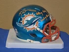 RICKY WILLIAMS Signed Autographed Miami Dolphins Flash Mini Helmet Beckett
