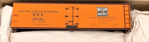 Kit refrigerador de madera Accurail 4823 escala HO Pacífico occidental 40' carretera #: 52626 | Zustand: New