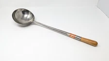 Commercial Grade Stainless Steel Wok Ladle Scoop 18"